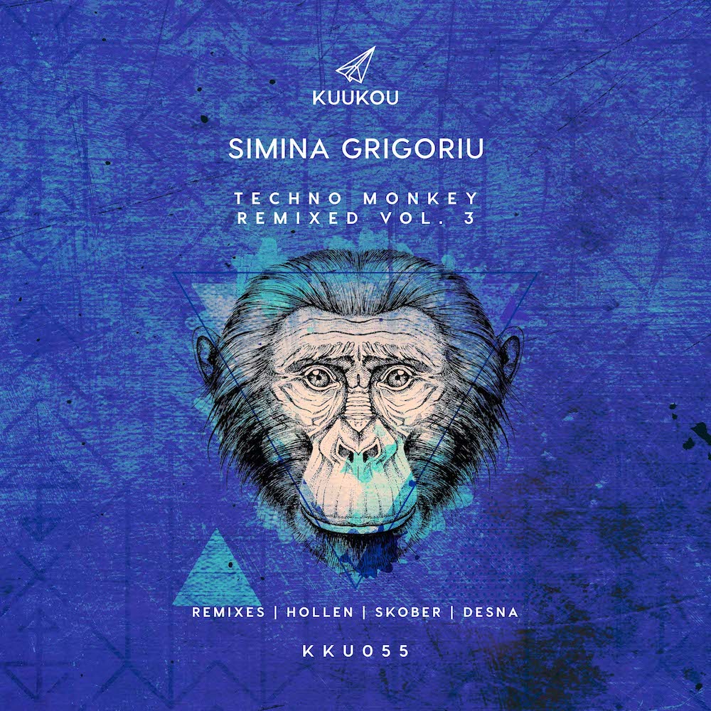 Lire la suite à propos de l’article Simina Grigoriu accueille Hollen, Skober & Deyna pour « Techno Monkey Remixed » Finale techno Monkey via Kuukou Records