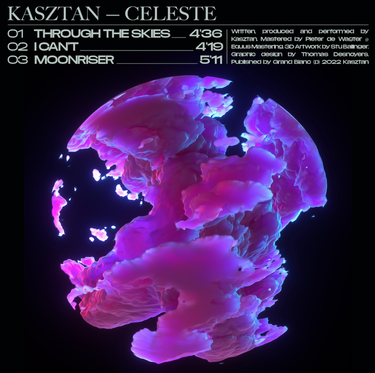 Lire la suite à propos de l’article Le producteur Kasztan signe un nouvel EP sensationnel intitulé « Celeste »