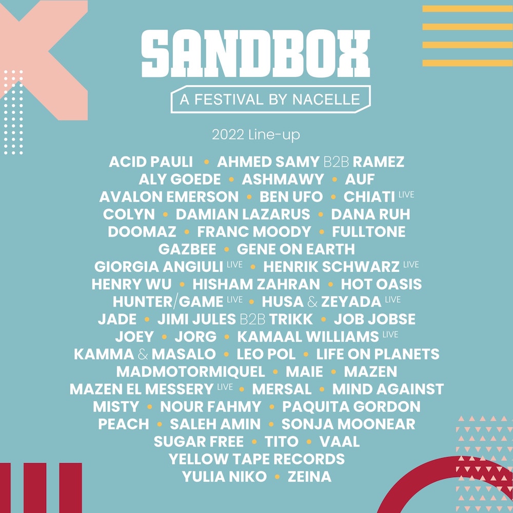You are currently viewing Sandbox Festival revient en Égypte pour sa 8éme édition avec plus de 50 DJs dont Damian Lazarus, Avalon Emerson, Sonja Moonear, Colyn, Mind Against et plus encore