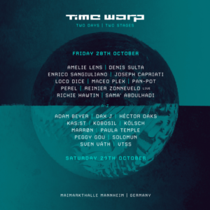 Lire la suite à propos de l’article Time Warp annonce le retour du concept « Two Days | Two Stages », le 28 et 29 Octobre 2022, avec Sven Vaeth, Amelie Lens, Richie Hawtin et plus