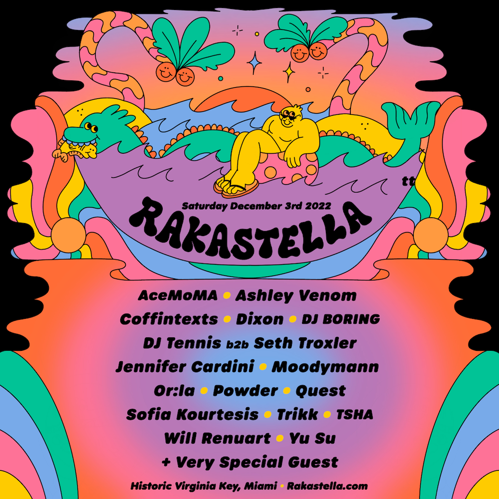 You are currently viewing Rakastella, le festival de Life and Death & Innervisions, annonce son retour le 3 décembre 2022 pour l’Art Basel Miami avec des artistes. Dixon, TSHA, Moodymann, Yu Su, Quest, Seth Troxler, DJ Tennis, Powder, Or:la et d’autres encore