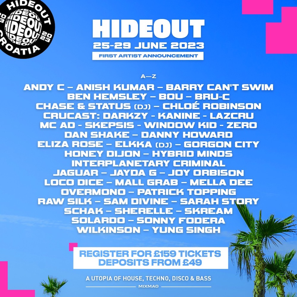 You are currently viewing Hideout Festival annonce les premiers artistes pour son édition 2023 avec Honey Dijon, Jayda G, Overmono, Dan Shake, Eliza Rose et plus encore