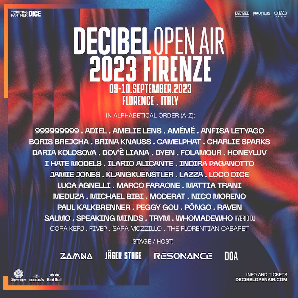 You are currently viewing Le Decibel Open Air annonce sa programmation pour son édition 2023 avec Amelie Lens, Michael Bibi, Paul Kalkbrenner et bien d’autres