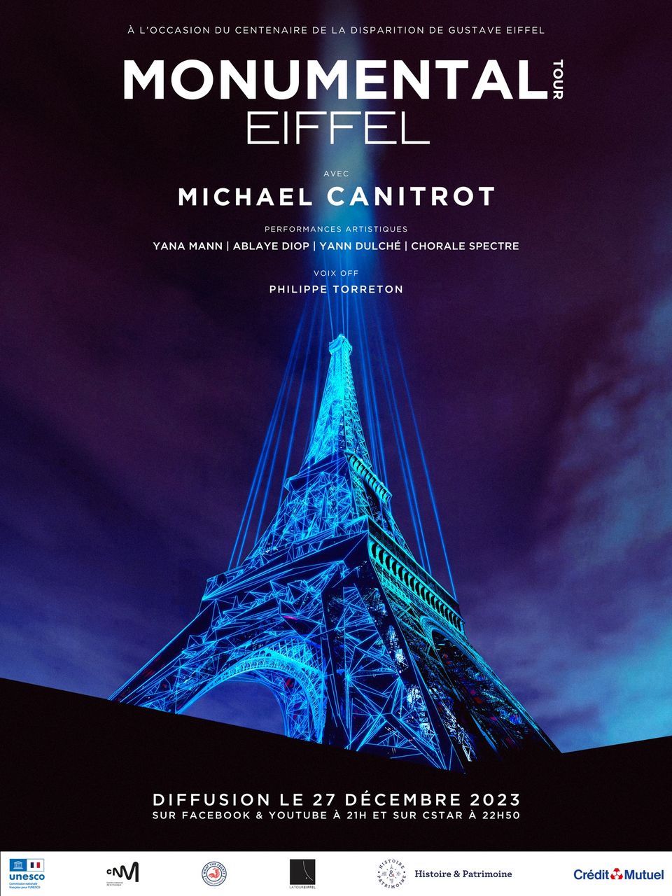 You are currently viewing Le DJ et producteur Michael Canitrot donnera un live unique à la Tour Eiffel pour célébrer les 100 ans de la disparition de Gustave Eiffel, le 27 décembre 2023