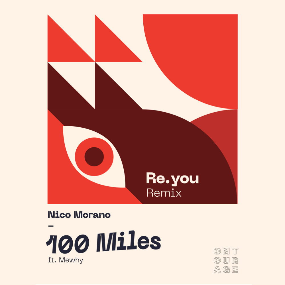 Lire la suite à propos de l’article Re.You remixe « 100 Miles Feat. Mewhy », le hit de l’album 2023 de Nico Morano, via Ontourage Music
