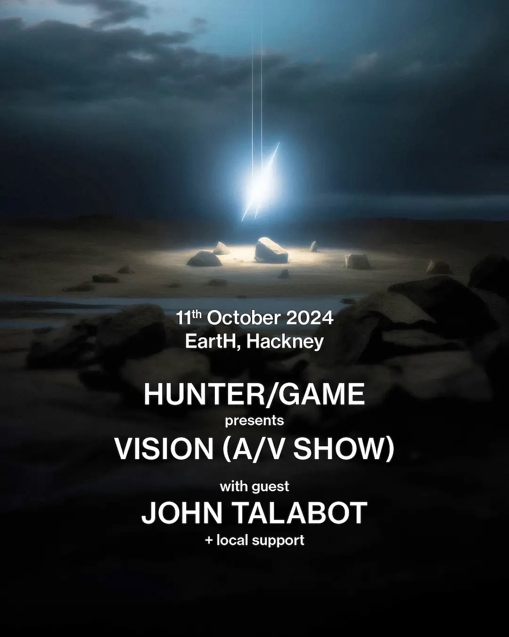 Lire la suite à propos de l’article Hunter/Game lance un nouveau concept audiovisuel, « VISION », qui sera présenté le 11 octobre 2024 au EartH à Londres, en partenariat avec Fabric