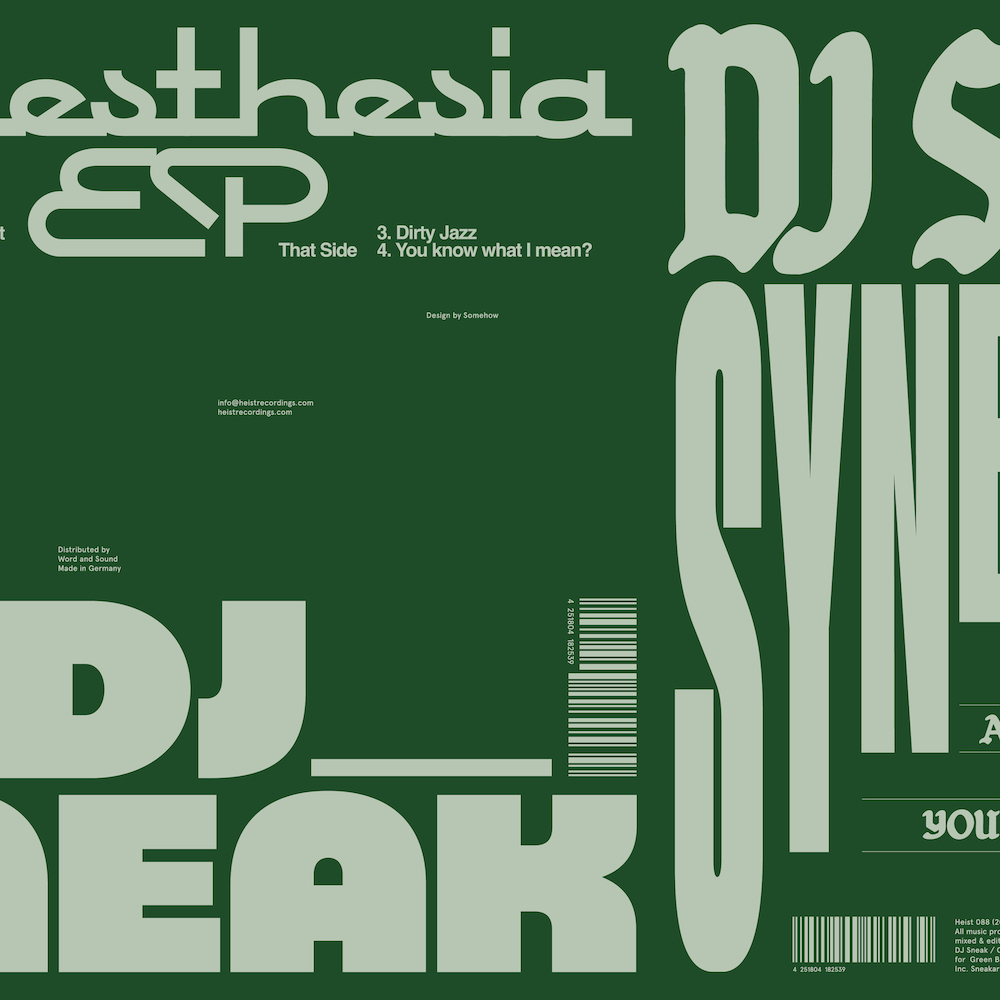 Lire la suite à propos de l’article DJ Sneak revient à ses racines avec un EP intitulé <em>Synesthesia</em>, via Heist Recordings