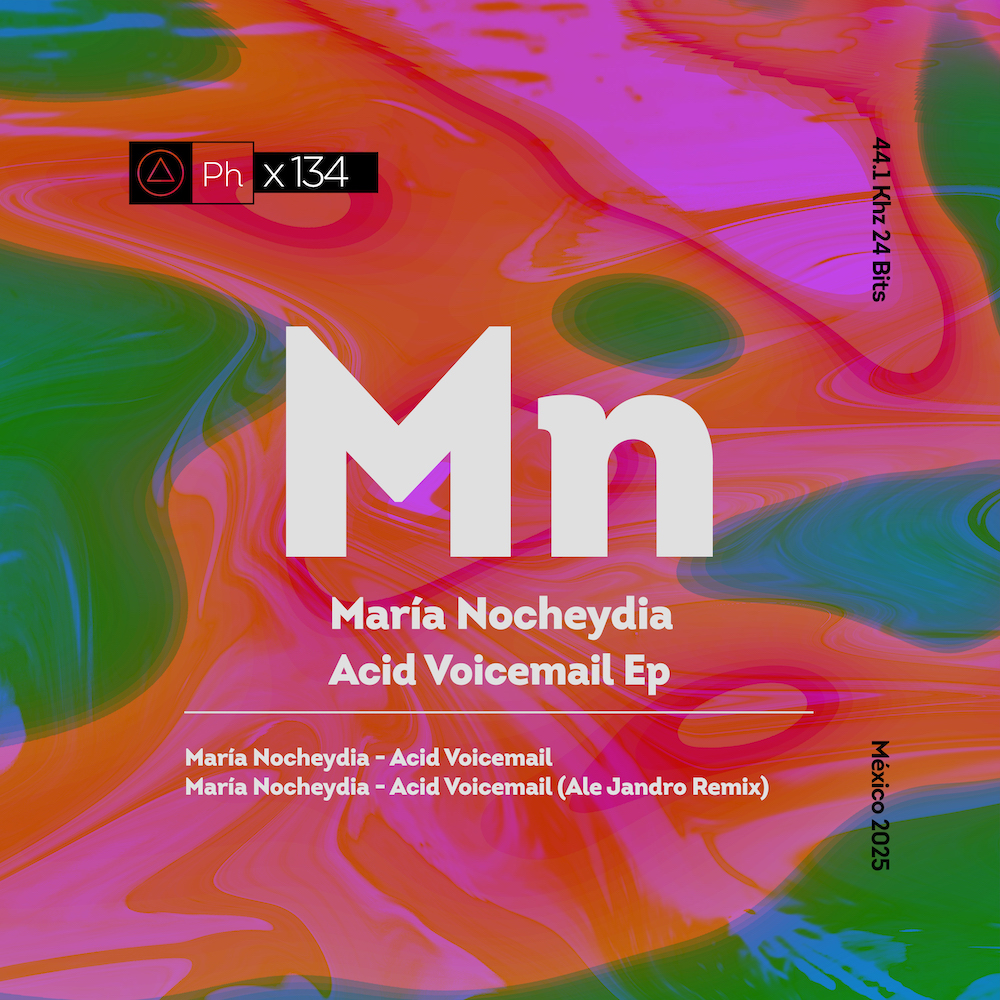 You are currently viewing María Nocheydía sort un single hypnotique intitulé « Acid Voicemail », incluant un remix d’Ale Jandro, via Phisica Records