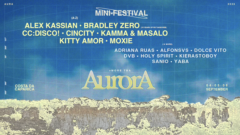 You are currently viewing Aurora Mini-Festival By The Beach revient à Lisbonne pour sa seconde édition à la Praia do Infante, Costa da Caparica, du 4 au 6 septembre 2026, avec Holy Spirit, CC:DISCO!, Rhythm Section INTL et bien d&rsquo;autres