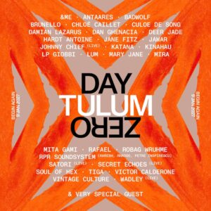 Lire la suite à propos de l’article Damian Lazarus dévoile la programmation complète du Day Zero Tulum : « Begin Again », qui se déroulera le 9 janvier 2027 dans la jungle mystique de Tulum, avec &ME, Chloé Caillet, Damian Lazarus, Dan Ghenacia, Deer Jade, Jane Fitz, LP Giobbi, Mary Jane, Mira, Mita Gami, Robag Wruhme, Satori (Live), Tiga, Vintage Culture et beaucoup plus