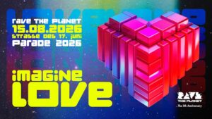Lire la suite à propos de l’article Rave The Planet revient pour sa cinquième édition à Berlin, le 15 août 2026, et annonce l&rsquo;afterparty officielle avec Nakadia, Dr Motte, DJ RUSH, Kay Barton, Tommahawk et Teenage Mutants